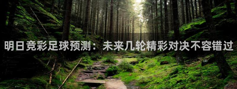  明日竞彩足球预测：未来几轮精彩对决不容错过